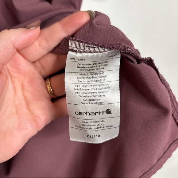 Carhartt Force Cross-Flex Modern Fit V Neck Women's Scrub Top Medium - Picture 7 of 9